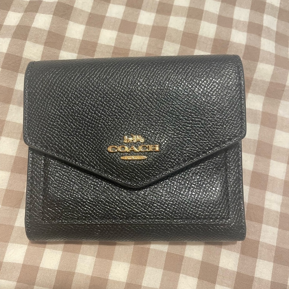 Coach Black Leather Wallet